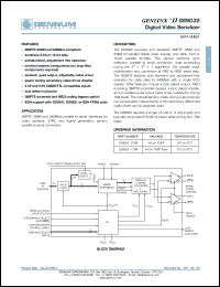 datasheet for GS9032-CTM by Gennum Corporation