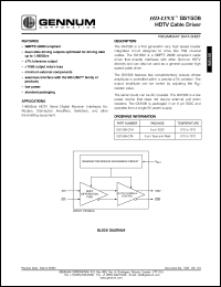 datasheet for GS1508-CKA by Gennum Corporation