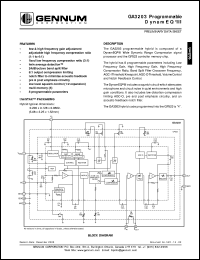 datasheet for GA3203 by Gennum Corporation