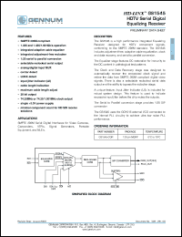 datasheet for GS1545-CQR by Gennum Corporation