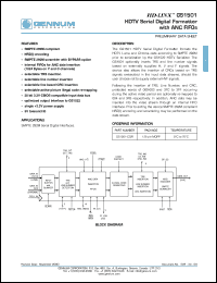 datasheet for GS1501-CQR by Gennum Corporation