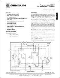 datasheet for GA3206 by Gennum Corporation