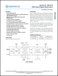 datasheet for GS1510-CQR by Gennum Corporation