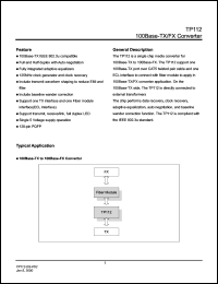 datasheet for TP112 by IC Plus Corp.