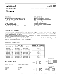 datasheet for AMS1085CT-3.3 by 