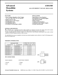 datasheet for AMS1585CM-2.5 by 