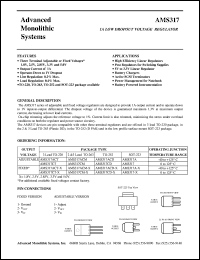 datasheet for AMS317ACM by 