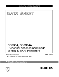 datasheet for BSP304A by Philips Semiconductors