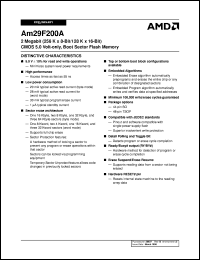 datasheet for AM29F200AB-70EIB by AMD (Advanced Micro Devices)