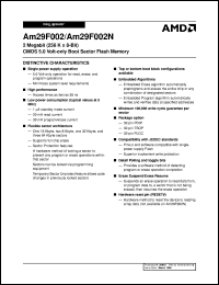 datasheet for AM29F002B-90EC by AMD (Advanced Micro Devices)