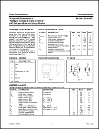 datasheet for BUK9120-48TC by Philips Semiconductors