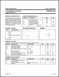 datasheet for BUK9605-30A by Philips Semiconductors