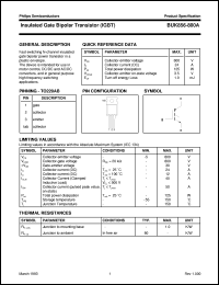datasheet for BUK856-800A by Philips Semiconductors