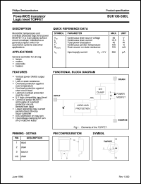 datasheet for BUK108-50DL by Philips Semiconductors