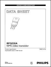 datasheet for BFQ235A by Philips Semiconductors