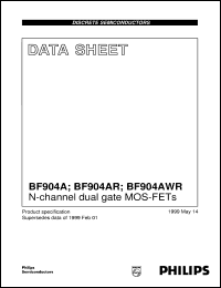 datasheet for BF904AWR by Philips Semiconductors