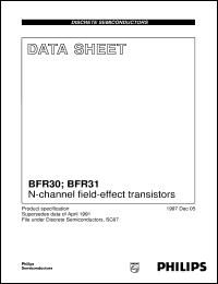 datasheet for BFR30 by Philips Semiconductors