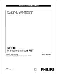 datasheet for BFT46 by Philips Semiconductors
