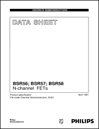 datasheet for BSR56 by Philips Semiconductors