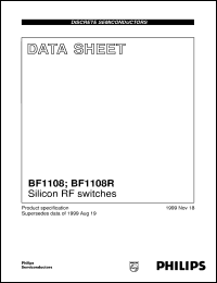 datasheet for BF1108R by Philips Semiconductors
