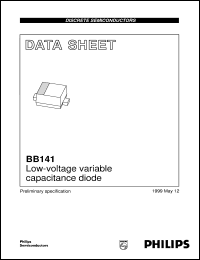 datasheet for BB141 by Philips Semiconductors