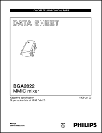 datasheet for BGA2022 by Philips Semiconductors
