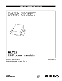 datasheet for BLT52 by Philips Semiconductors
