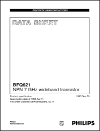 datasheet for BFQ621 by Philips Semiconductors