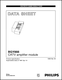 datasheet for BGY888 by Philips Semiconductors