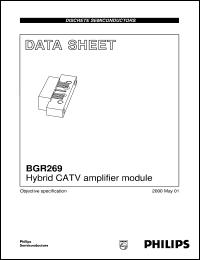 datasheet for BGR269 by Philips Semiconductors