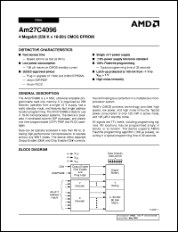 datasheet for AM27C4096-95DCB by AMD (Advanced Micro Devices)
