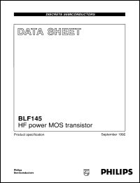 datasheet for BLF145 by Philips Semiconductors