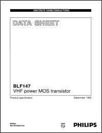 datasheet for BLF147 by Philips Semiconductors
