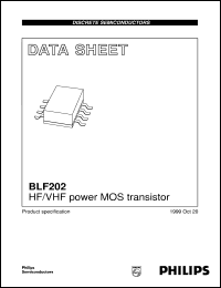 datasheet for BLF202 by Philips Semiconductors