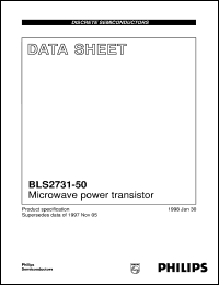 datasheet for BLS2731-50 by Philips Semiconductors