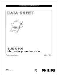 datasheet for BLS3135-20 by Philips Semiconductors