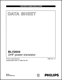 datasheet for BLV2044 by Philips Semiconductors