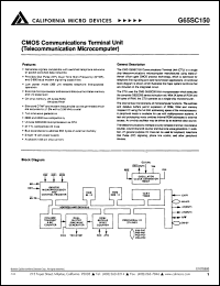 datasheet for C65SC150DI-1 by California Micro Devices