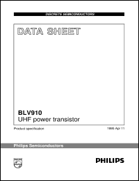 datasheet for BLV910/P by Philips Semiconductors