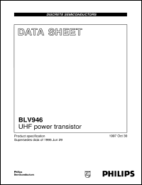 datasheet for BLV946 by Philips Semiconductors