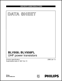 datasheet for BLV958 by Philips Semiconductors