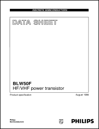 datasheet for BLW50F by Philips Semiconductors