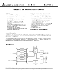 datasheet for G55C16PI-4 by California Micro Devices