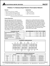 datasheet for PAC001DTFQ by California Micro Devices