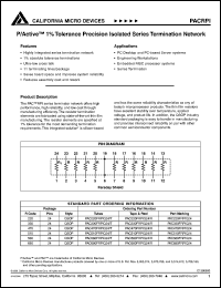 datasheet for PAC220FRPIQ24 by California Micro Devices