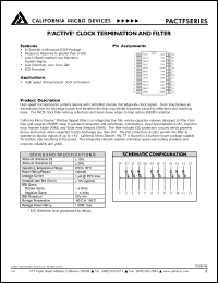 datasheet for PAC220/100TFQ by California Micro Devices