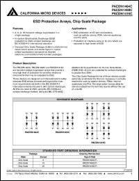 datasheet for PACDN1404C by California Micro Devices