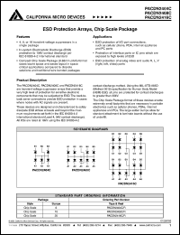 datasheet for PACDN2416C by California Micro Devices