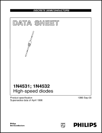 datasheet for 1N4531 by Philips Semiconductors