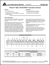 datasheet for PACS128401Q by California Micro Devices